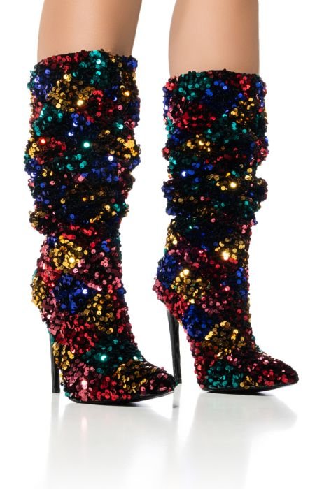 CERYTHRINA Women's Glitter Shoes Fashion Shiny Sequin