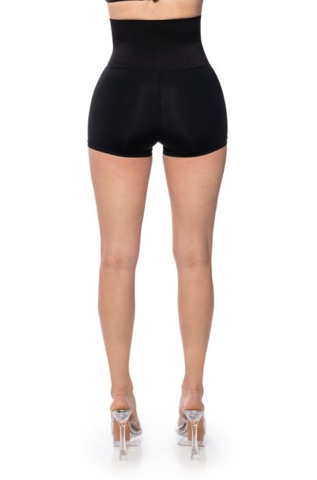 BAD THING CORSET SHORTS IN BLACK