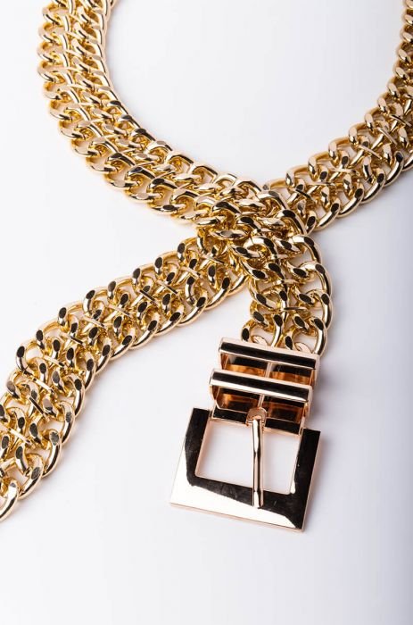 CHAIN LINK BELT in gold
