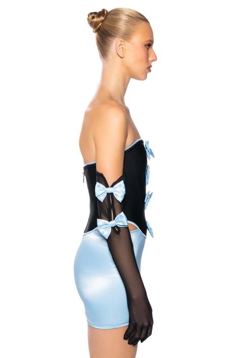 Bandage corset detail bodycon dress – Shop 17
