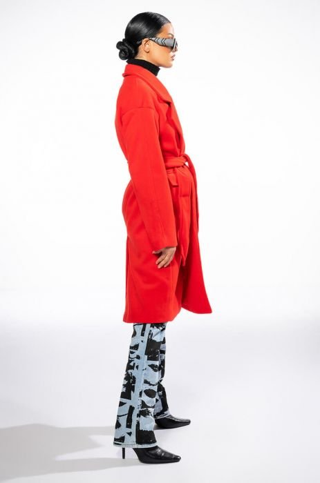 Red Wool Trench ⋆ chic everywhere