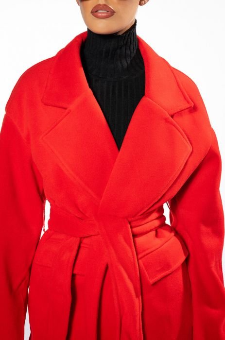 Red Wool Trench ⋆ chic everywhere