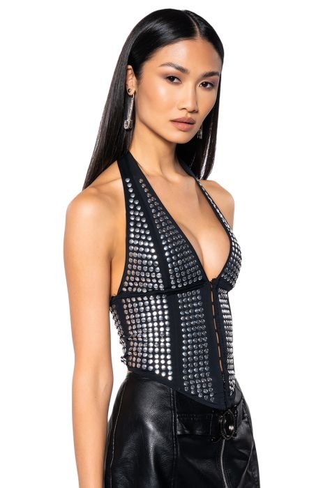Buy studded top online, Studded corset