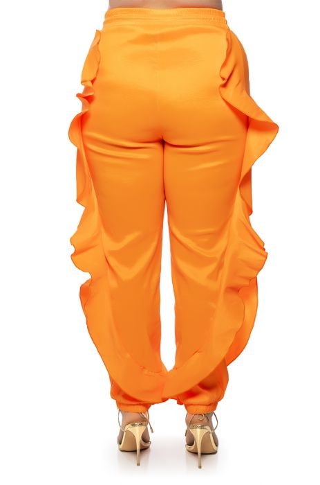 Free Fall High-Waist Pants - Orange Kiss – Gypsy Life Surf Shop
