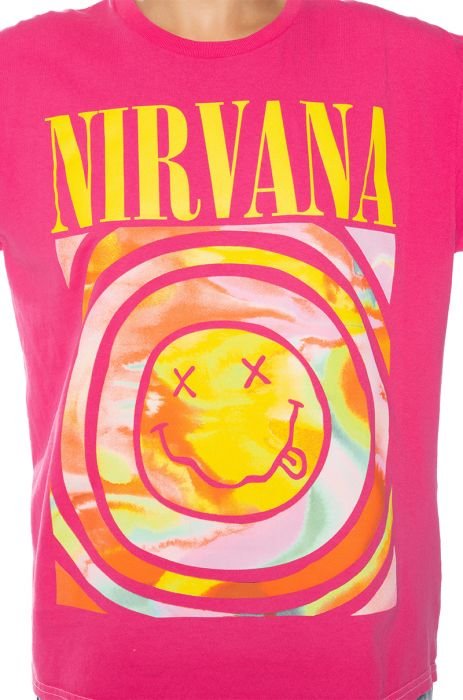 AWDIP Mens Official Nirvana Bleach T-Shirt Rock Band Kuwait