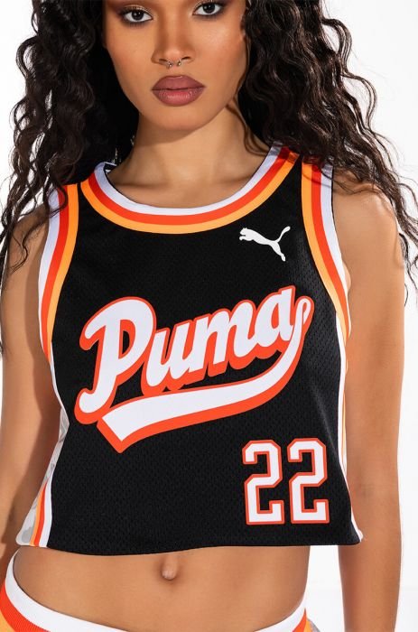 PUMA Ballin' Cropped Basketball Jersey 53420601
