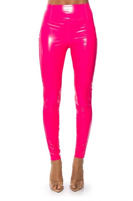 GAP POWER FULL LEGGING - Leggings - super pink neon/neon pink