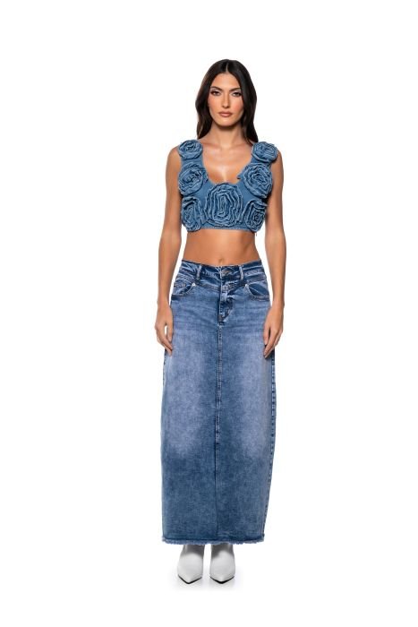 Blue Cindy Crop Top curated on LTK