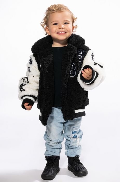  Troy University T Sword Baby and Toddler Varsity Jacket Black:  Clothing, Shoes & Jewelry