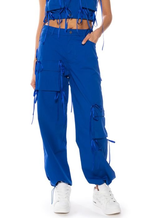 Keep It On The Low Cargo Pant - Royal