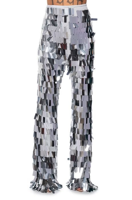 Otha Silver Shimmer Stripe Track Pants (EXTRA BIG SIZE) – Pluspreorder