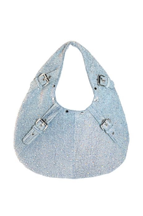 Louis Vuitton Denim Mahina XL Hobo - Blue Handle Bags, Handbags