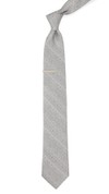 Wedded Lace Grey Tie | Men's Silk Ties | Tie Bar
