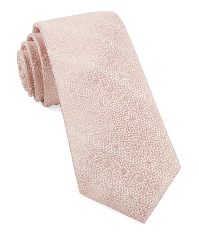 Wedded Lace Soft Pink Tie | Men's Silk Ties | Tie Bar