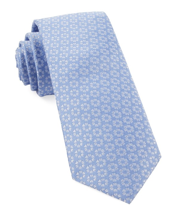 First Look Floral Periwinkle Tie | Men's Silk Ties | Tie Bar