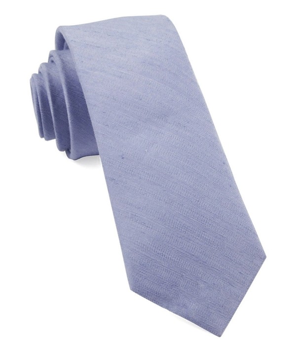 Linen Row Sky Blue Tie | Men's Linen Ties | Tie Bar