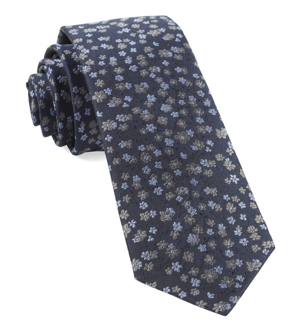 Free Fall Floral Navy Tie | Men's Silk Ties | Tie Bar