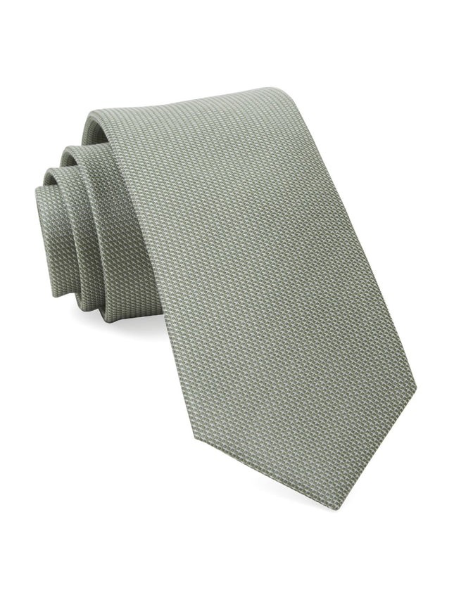 Union Solid Sage Green Tie | Men's Silk Ties | Tie Bar