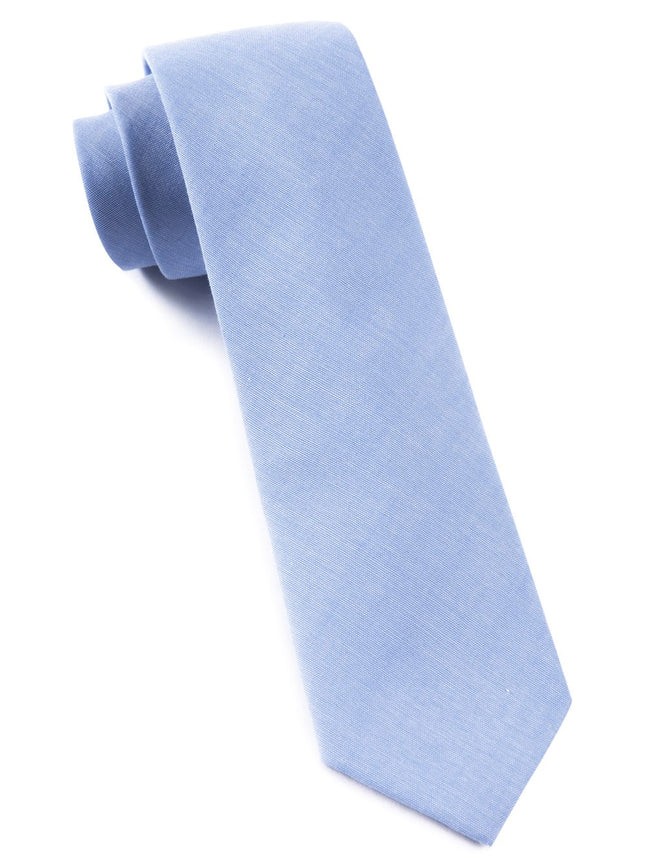 Classic Chambray Sky Blue Tie | Tie Bar