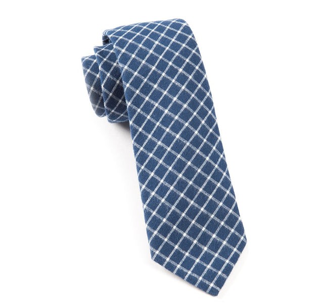 Dominion Plaid Blue Tie | Tie Bar