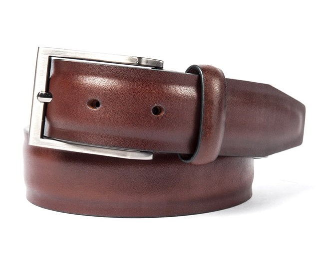 Solid Leather Brown Belt | Leather Belts | Tie Bar