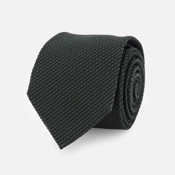 Grenalux Hunter Green Tie | Men's Silk Ties | Tie Bar