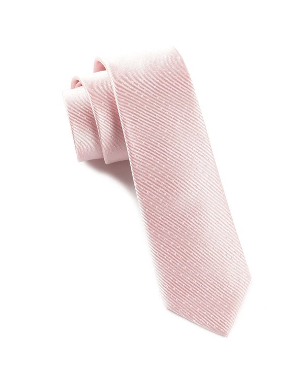 Mini Dots Blush Pink Tie | Men's Silk Ties | Tie Bar