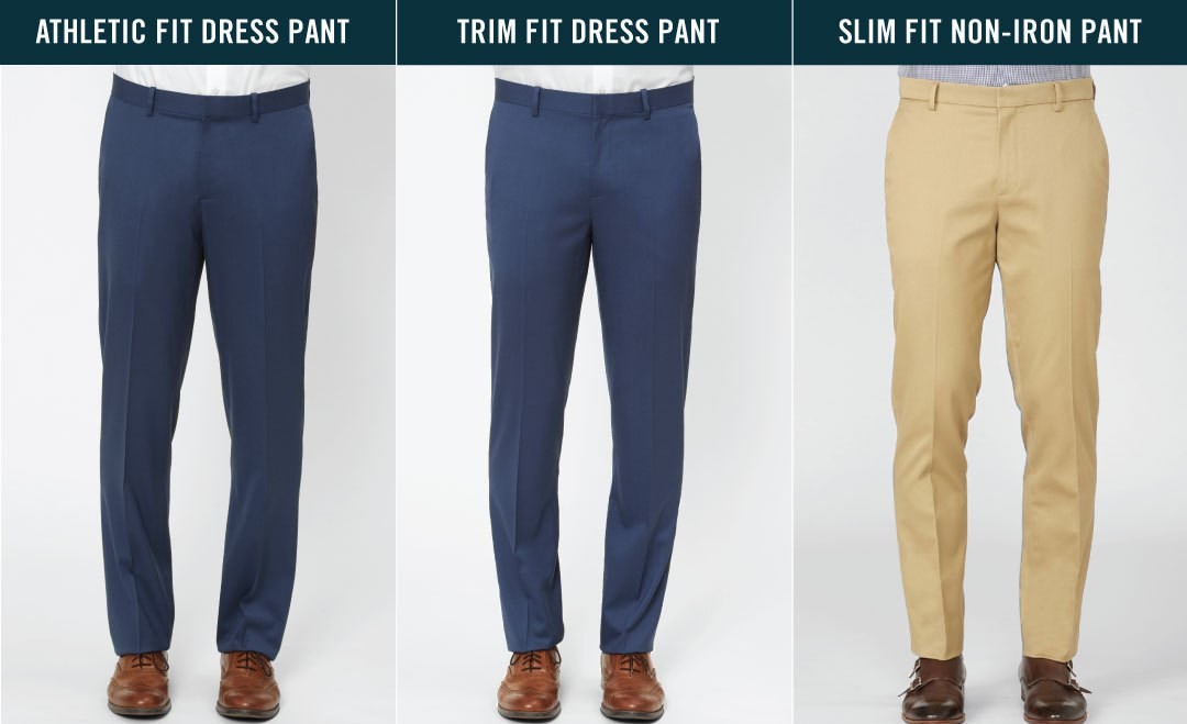 Men S Dress Pants Size Fit Guide Tie Bar