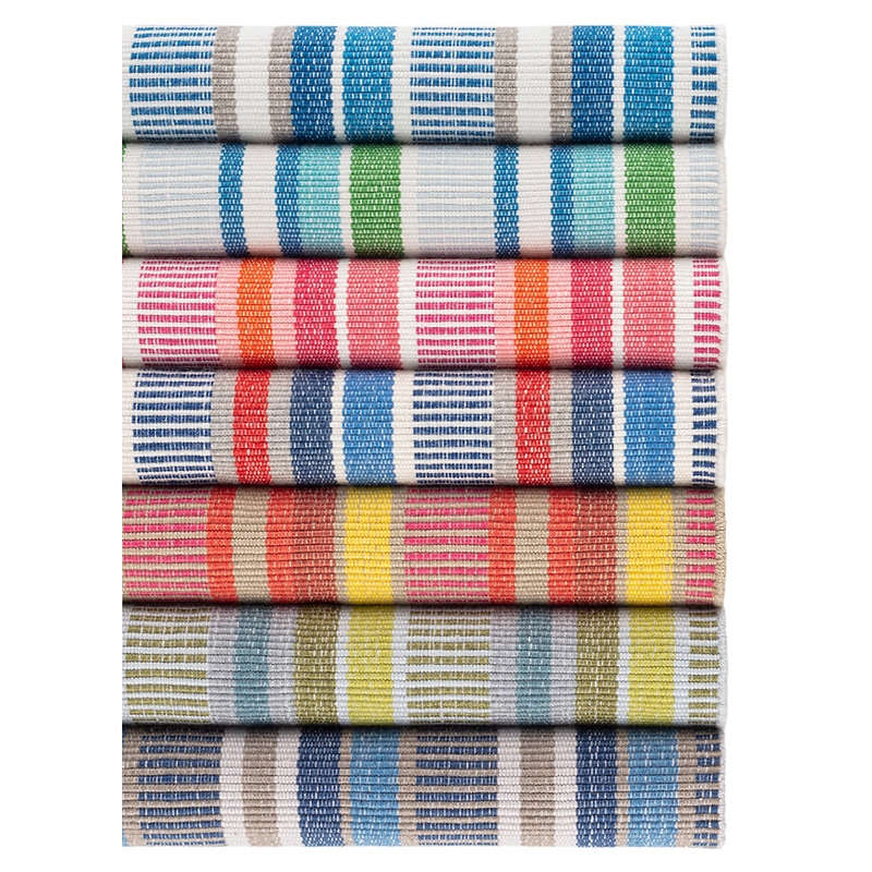 Red, Yellow and Blue Striped Webbing, Upholstery Webbing Samba Stripes
