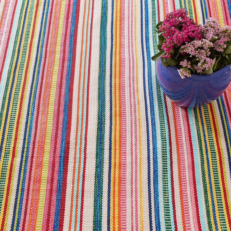Bright Stripe Indoor Outdoor Rug, Dash & Albert