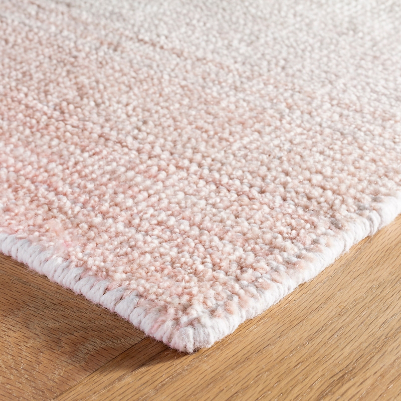 light pink rug