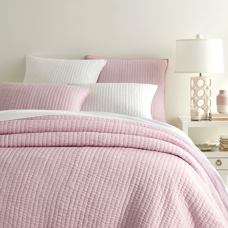 Pine Pale Hill Selke Lana Quilted by Lilac Voile Sham Cone Annie |