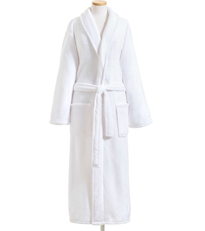 Livingston Robes for Women Fleece Bathrobe with Sherpa Trim and Pockets  Grey NWT