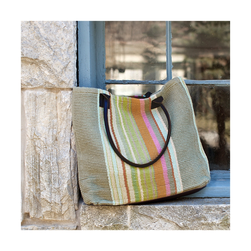 Woven Pattern Tote Bag For Women, Large Capacity Shoulder Bag