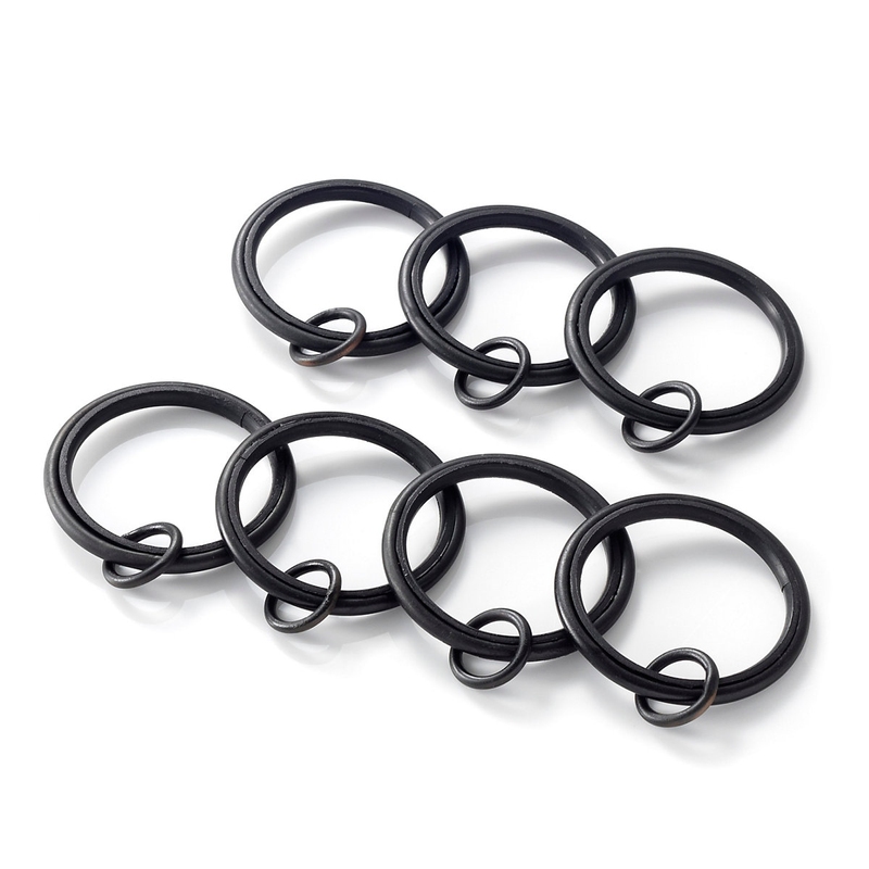 1.5 Curtain Clip Rings Set Oil Rubbed Bronze - Threshold™