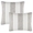 Swatch Awning Stripe Grey Indoor/Outdoor Decorative Pillow