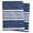 Swatch Bistro Stripe Indigo Napkin Set Of 4