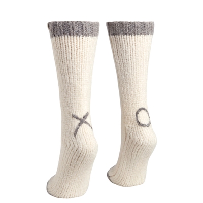 Cozy Grey Slipper Socks