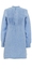 Swatch Chambray Pleated Linen French Blue Tunic