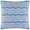 Swatch Scout Embroidered French Blue Indoor/Outdoor Decorative Pillow