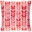 Swatch Chevron Stripe Red Indoor/Outdoor Decorative Pillow