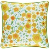 Silly Sunflowers Yellow Indoor/Outdoor Decorative Pillow Cover