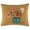 Swatch Blooming Bouquet Embroidered Bronze Decorative Pillow