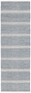 Malta Blue Handwoven Wool Rug
