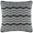 Swatch Scout Embroidered Black Indoor/Outdoor Decorative Pillow