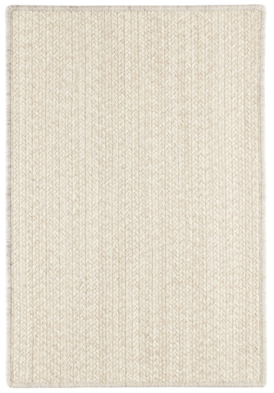 Merrill Ivory Woven Wool Custom Rug