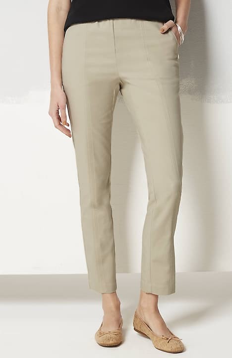 J Jill Ankle Dress Pants Womens Size 0P Petite Gray Pumice Stretch Cropped