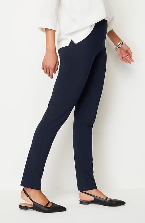 J.Jill Wearever Smooth-Fit Slim-Leg Black Career Comfort Pants XS - $75 -  From Fried