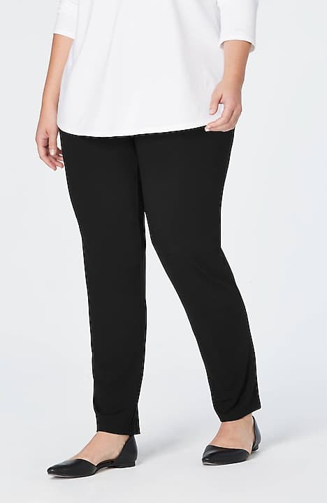 J. Jill Wearever Collection White Stretch Pant