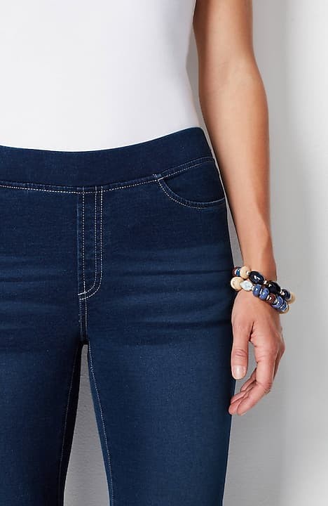 Style Co Womens Capri Jeans SIZE 6P - 8P Blue Pockets High Rise Stone Wash  Denim